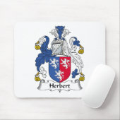Herbert-Familienwappen Mousepad (Mit Mouse)