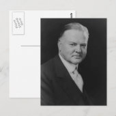 Herbert Hoover 31. Präsident Postkarte (Vorne/Hinten)