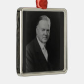 Herbert Hoover 31. Präsident Silbernes Ornament (Rechts)