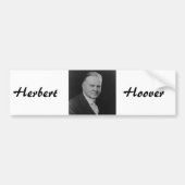 Herbert Hoover Autoaufkleber (Vorne)