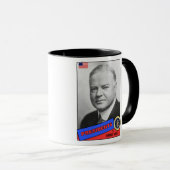 Herbert Hoover Baseball Card Tasse (VorderseiteRechts)