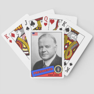 Herbert-Hoover-Baseball-Karte Spielkarten