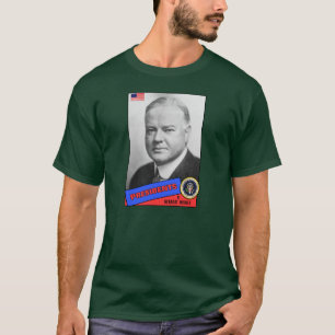 Herbert Hoover Baseballkarte T-Shirt