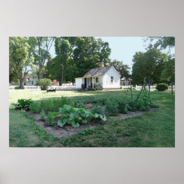 Herbert Hoover Birthplace Hütte, Iowa Poster