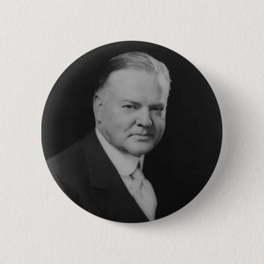 Herbert Hoover Button (Vorderseite)
