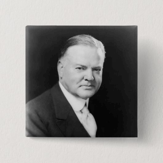 Herbert Hoover Button (Vorderseite)
