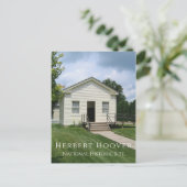Herbert Hoover Childhood One Room Schoolhouse Postkarte (Stehend Vorderseite)
