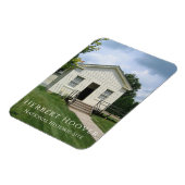 Herbert Hoover Childhood Schoolhouse, Iowa Magnet (Linke Seite)