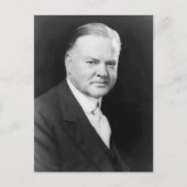 Herbert Hoover Postkarte (Vorderseite)