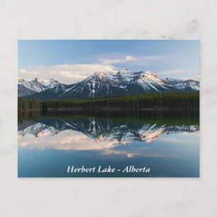 Herbert Lake, Alberta, Kanada Postcard Postkarte