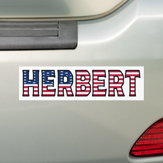 Herbert Name Vorname USA Aufkleber Sticker Auto Autoaufkleber (Auf Auto)