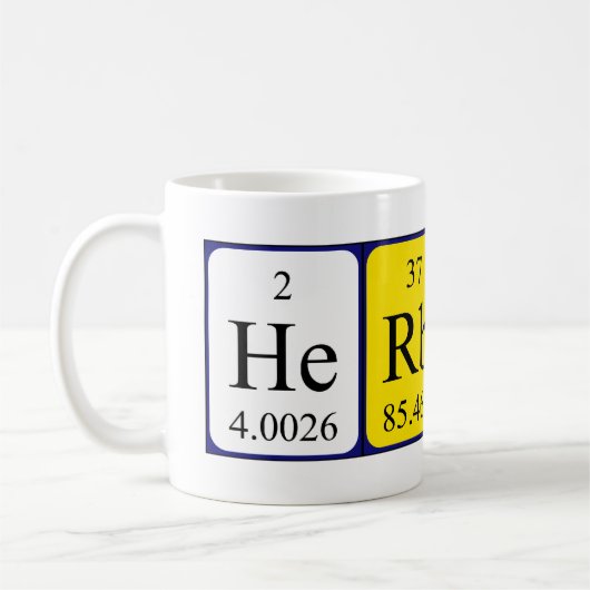Herbert Periodenname Tasse (Links)