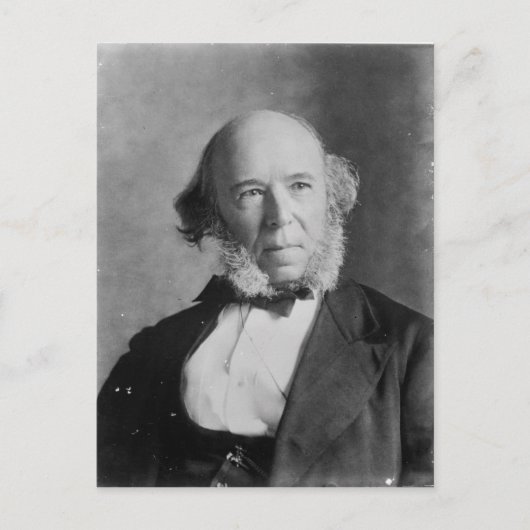 Herbert Spencer Postkarte (Vorderseite)