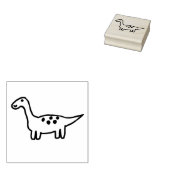 Herbert the Dinosaur Wood Art Stamp Gummistempel (Stempel)
