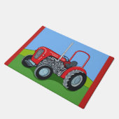 Herbert the Tractor Fußmatte (Schrägansicht)