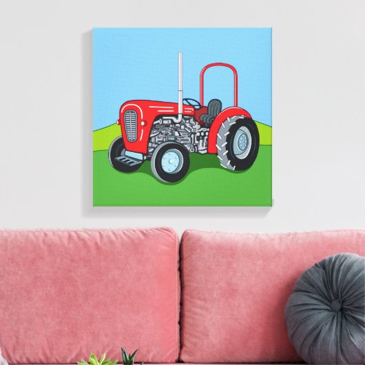 Herbert the Tractor Leinwanddruck (Insitu (Wohnzimmer))