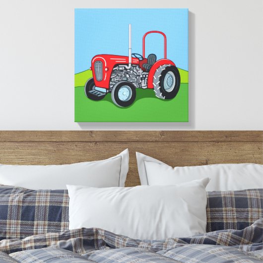 Herbert the Tractor Leinwanddruck (Insitu (Schlafzimmer))