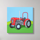 Herbert the Tractor Leinwanddruck (Vorderseite)