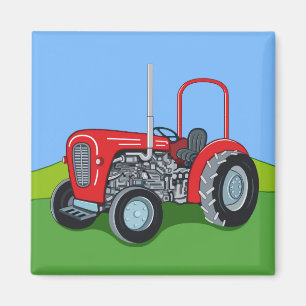 Herbert the Tractor Magnet