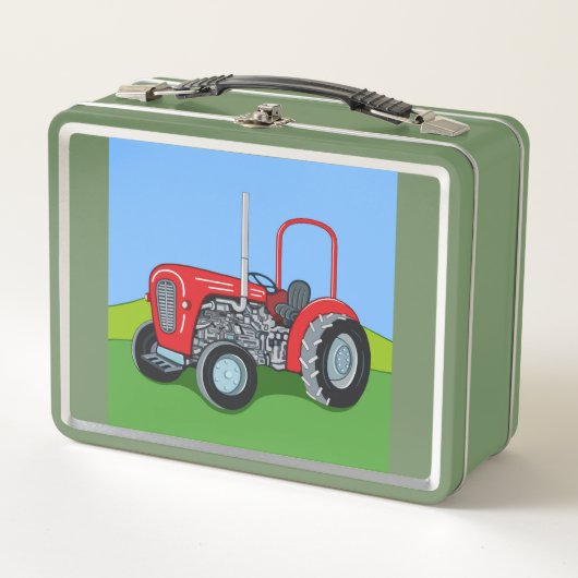 Herbert the Tractor Metal Lunch Box (Vorderseite)