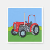 Herbert the Tractor Serviette (Vorderseite)