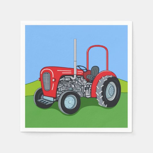 Herbert the Tractor Serviette (Vorderseite)