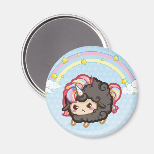 Herbert Unicorn Magnet (Vorderseite/Rückseite)