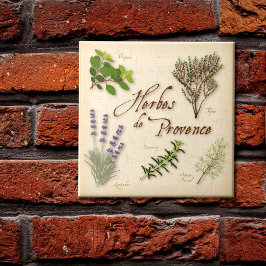 Herbes de Provence Keramik Tile Fliese