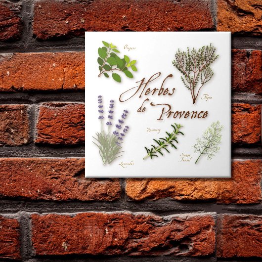 Herbes de Provence Keramik Tile Fliese
