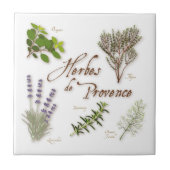 Herbes de Provence Keramik Tile Fliese (Vorderseite)