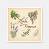 Herbes de Provence Napkins Serviette (Vorderseite)