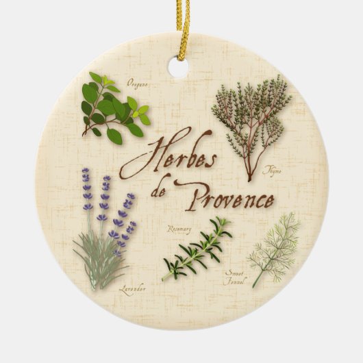Herbes de Provence Ornament (Vorne)