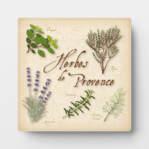 Herbes de Provence Plaque Fotoplatte
