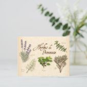 Herbes de Provence Postcard Postkarte (Stehend Vorderseite)