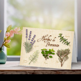 Herbes de Provence Recipe Grußkarte