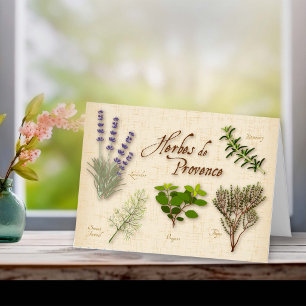 Herbes de Provence Recipe Grußkarte