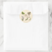 Herbes de Provence Round Sticker (Tasche)