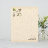 Herbes de Provence Stationery Paper Briefkopf (Stehend Vorderseite)