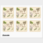 Herbes de Provence Stickers (Blatt)