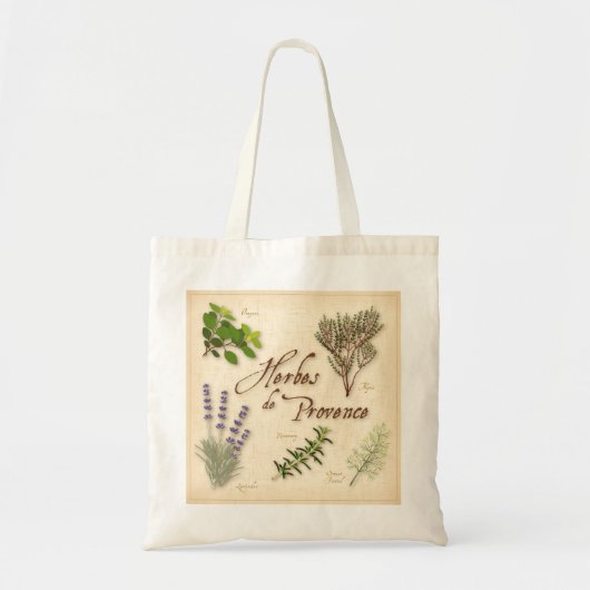 Herbes de Provence Tote Bag Tragetasche (Vorne)