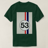 Herbie 53 Rennstreifen T-Shirt (Design vorne)