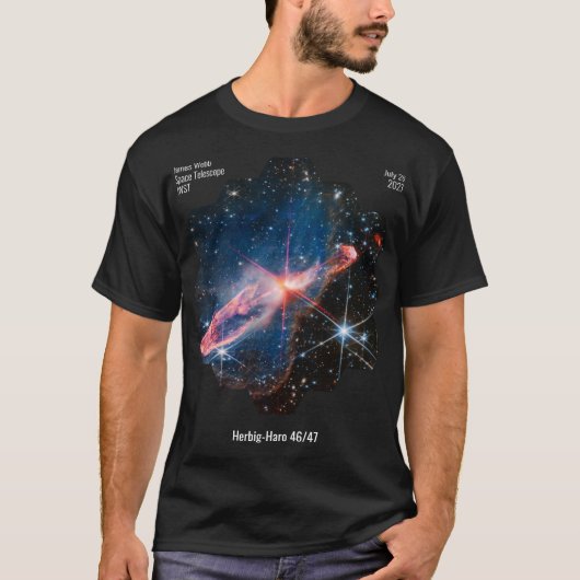 Herbig-Haro 46/47 James Webb Space Telescope Image T-Shirt (Vorderseite)