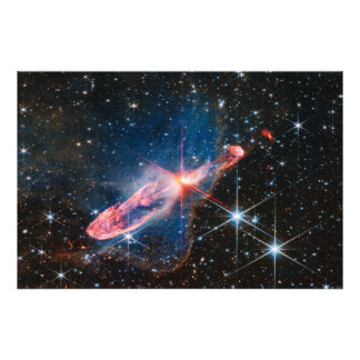 Herbig-Haro 46/47 (NIRCam Image) James Webb Foto