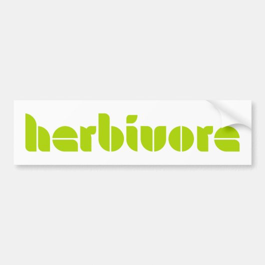Herbivore-Autoaufkleber Autoaufkleber (Vorne)