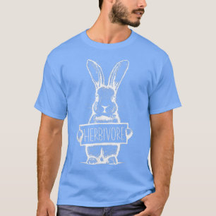 Herbivoré Rabbit Erklärung Vegetarisch Vegan T-Shirt