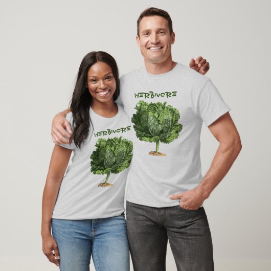 Herbivore Vegan Vegetarische T - Shirt (Unisex)