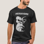 Herbivore Vegetarische Vegane Gorilla Frauen Kinde T-Shirt (Vorderseite)