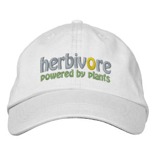 Herbivoreballkappe Bestickte Baseballkappe