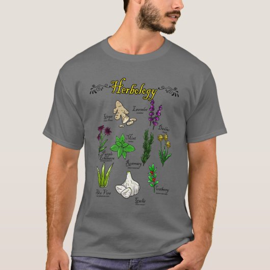 Herbologie Pflanze Lady Herb Flower Garden Herbolo T-Shirt (Vorderseite)