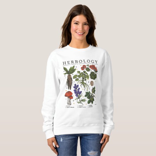 Herbology Pflanze Sweatshirt (Vorne ganz)
